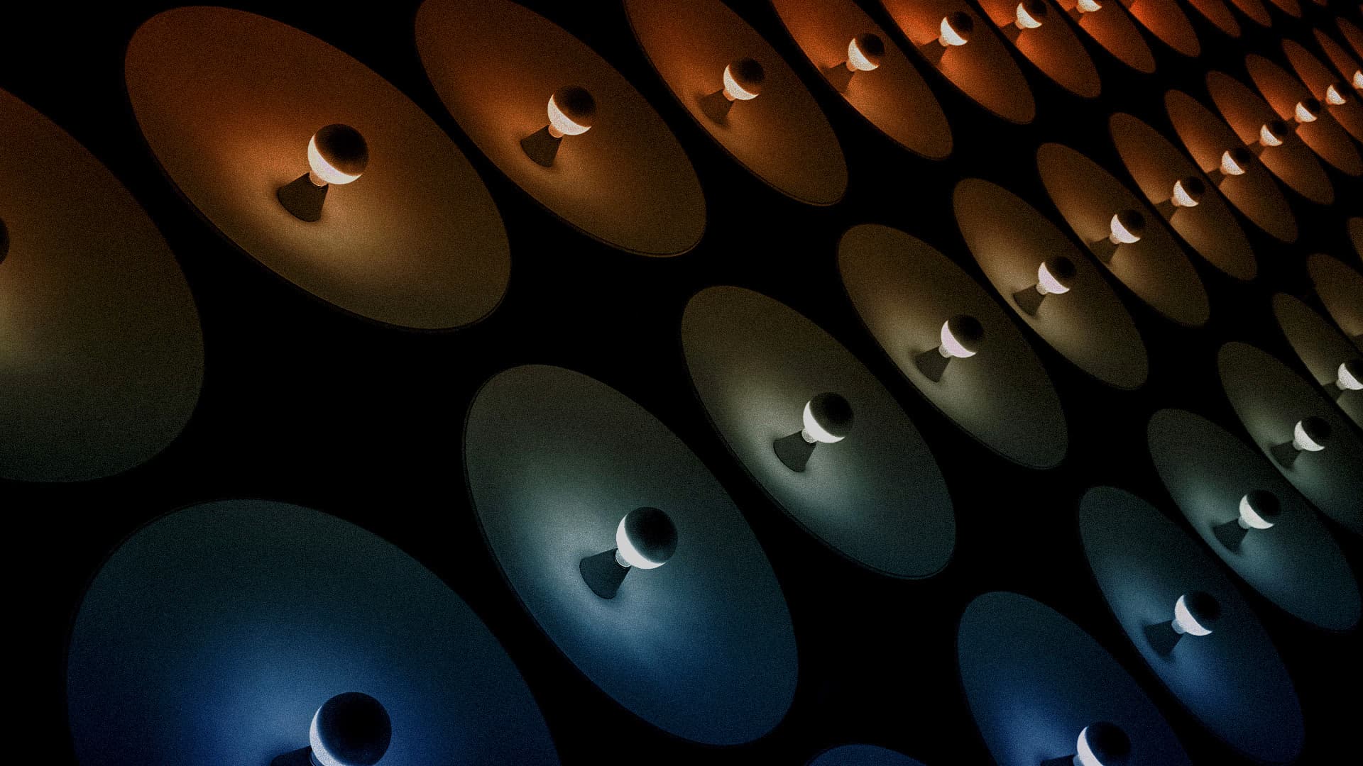 ROEX ceiling speakers in modern office